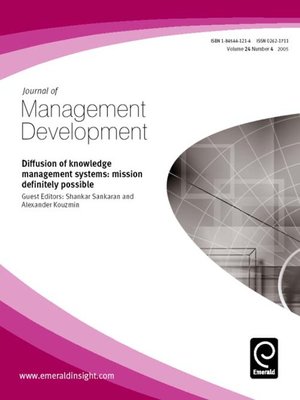 cover image of Journal of Management Development, Volume 24, Issue 4